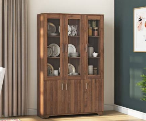 (Cabinet) Hubert 6 Door Kitchen Display Cabinet